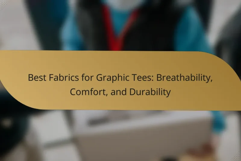 Best Fabrics for Graphic Tees: Breathability, Comfort, and Durability