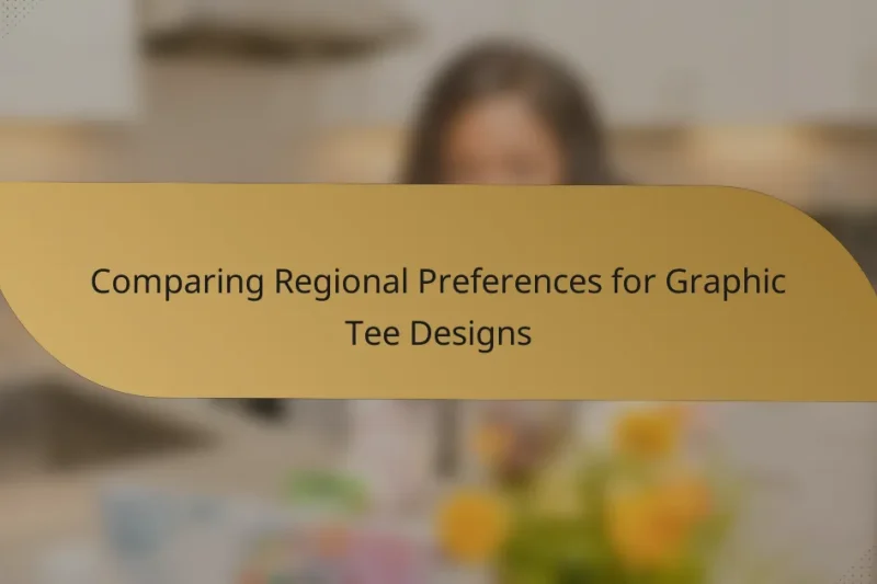Comparing Regional Preferences for Graphic Tee Designs