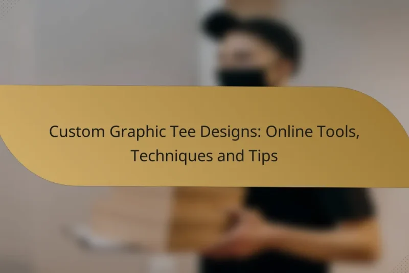Custom Graphic Tee Designs: Online Tools, Techniques and Tips