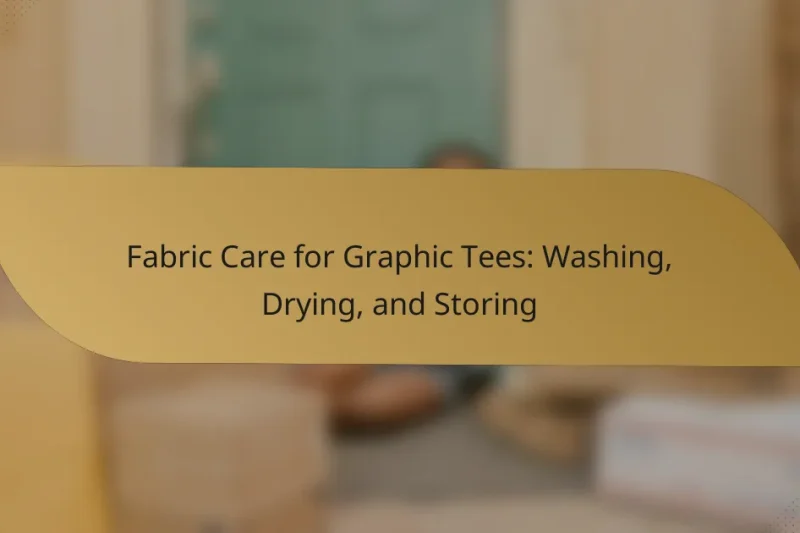 Fabric Care for Graphic Tees: Washing, Drying, and Storing