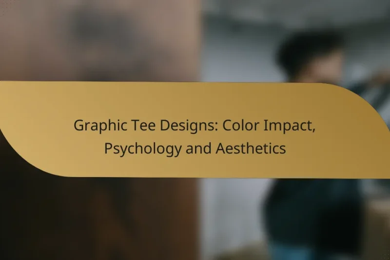 Graphic Tee Designs: Color Impact, Psychology and Aesthetics