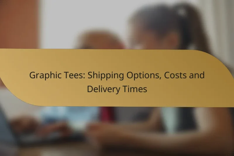 Graphic Tees: Shipping Options, Costs and Delivery Times